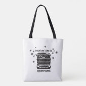 Woorden zijn magische  typemachine Canvas tas (Achterkant)