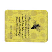 Woorden zoals het honingcitaat magneet (Horizontaal)