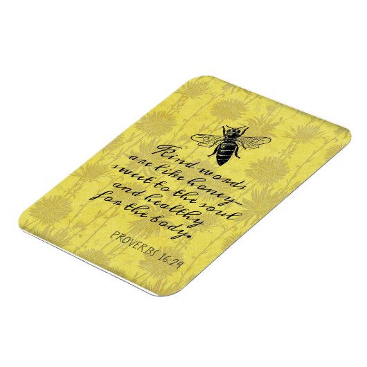 Woorden zoals het honingcitaat magneet (Linkerzijde)