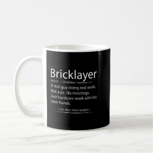 Woordenboek Bricklayer Mason Definition Koffiemok