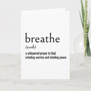 Woordenboek Definitie van BREATHE Kaart