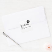 Woordenboek Definitie van verjaardag Vierkante Sticker (Envelop)