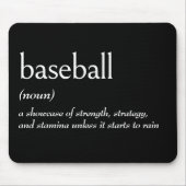 Woordenboek definitie voor honkbal muismat (Voorkant)