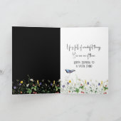 Woordenboek definitie voor VRIEND met wilde bloeme Kaart (Binnen)