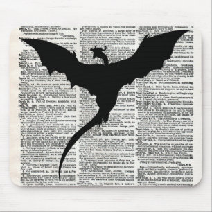  woordenboek draak middeleeuws muismat