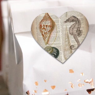 woordenboek frans land seashell hart sticker