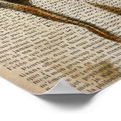 woordenboek franse botanische strandspieren poster (Hoek)