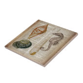 woordenboek franse botanische strandspieren tegeltje (Zijkant)