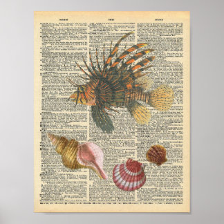  woordenboek Kunst Loonschalen Poster