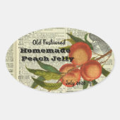  woordenboek Page Peach Jelly Canning Label
