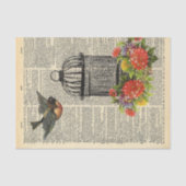  woordenboek Pagina Vogelkooi loskoppeling Tissuepapier (Voorkant)