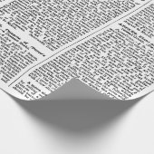  woordenboek Pagina's Apple Recipes Cadeaupapier (Hoek)