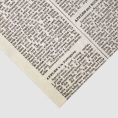 woordenboek Pagina's Apple Recipes Tissuepapier (Detail)