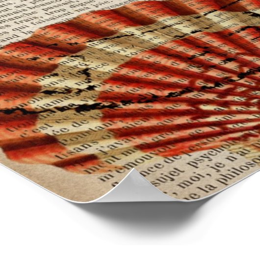 woordenboek print kunst kustvuurtoren van seashell (Hoek)