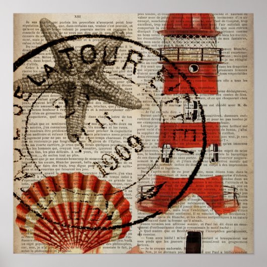 woordenboek print kunst kustvuurtoren van seashell (Voorkant)