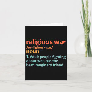 Woordenboek Sarcastische definitie Religieuze Oorl Kaart
