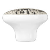 woordenboek van frans land -  bij keramische knop (Zijkant)