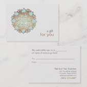 Woordenboekcertificaat Lotus Cadeaubon Kortingskaartje (Voorkant / Achterkant)