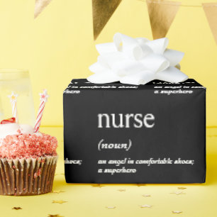 Woordenboekdefinitie van een VERPLEEGSTER Cadeaupapier