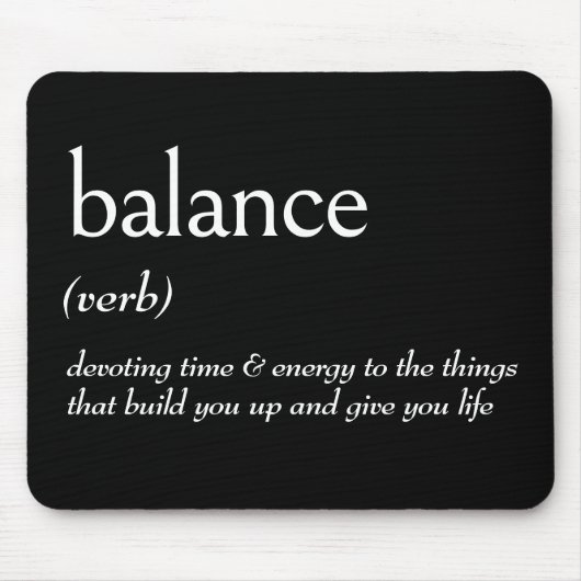 woordenboekdefinitie voor balans muismat (Voorkant)