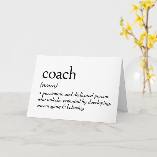 Woordenboekdefinitie voor COACH Kaart (Gele Bloem)