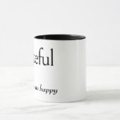 Woordenboekdefinitie voor DANKBAAR Mok (Midden)