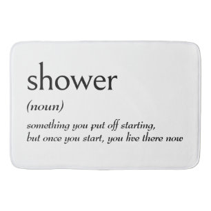 Woordenboekdefinitie voor DOUCHE Badmat