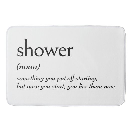 Woordenboekdefinitie voor DOUCHE Badmat (Voorkant)