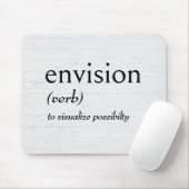 Woordenboekdefinitie voor ENVISION Muismat (Met muis)