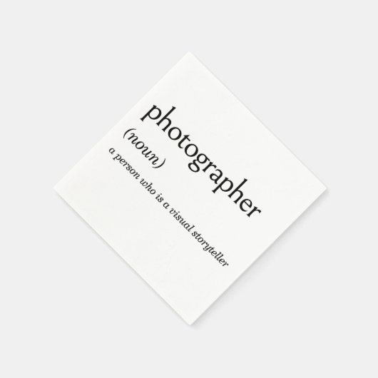 Woordenboekdefinitie voor FOTOGRAAF Servet (Hoek)