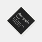 Woordenboekdefinitie voor fotografie servet (Hoek)