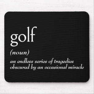 Woordenboekdefinitie voor GOLF Muismat