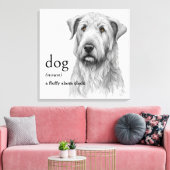 Woordenboekdefinitie voor HOND Canvas Afdruk (Insitu (Woonkamer))