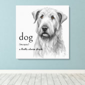 Woordenboekdefinitie voor HOND Canvas Afdruk (Insitu (Houten vloer))
