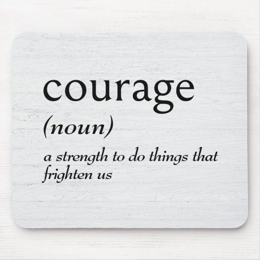 Woordenboekdefinitie voor MOED Muismat (Voorkant)