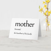 Woordenboekdefinitie voor MOEDER Kaart (Gele Bloem)