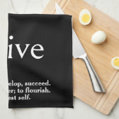 Woordenboekdefinitie voor THRIVE Theedoek (Quarter Fold)