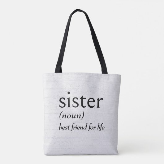 Woordenboekdefinitie voor ZUS Tote Bag (Achterkant)