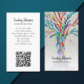 Woordenboekige QR-code Visitekaartje