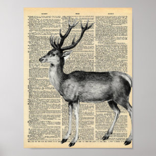 woordenboekpagina met standaard poster