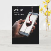 Woordenboek's Definitie van WIJN voor Verjaardag Kaart (Gele Bloem)