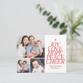 Woordenboom EDITABLE COLOR Holiday Briefkaart (Staand voorkant)