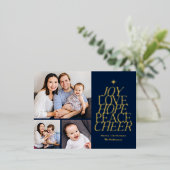 Woordenboom Folie Vakantie Briefkaart EDITABLE KLE (Staand Voorkant)