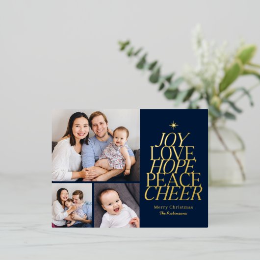 Woordenboom Folie Vakantie Briefkaart EDITABLE KLE (Staand Voorkant)