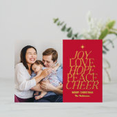 Woordenboom Folie Vakantie Kaart Bewerkbare Kleur (Staand Voorkant)