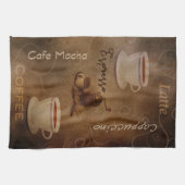 Woordenhanddoek van Coffee Lover Theedoek (Horizontaal)