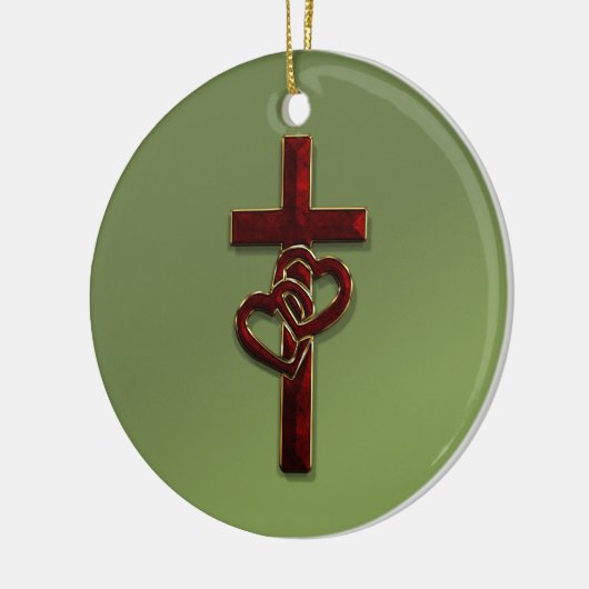 Woordenkruis Keramisch Ornament (Links)