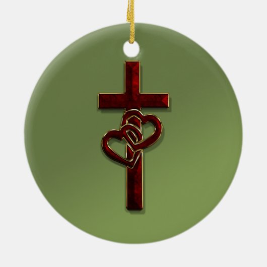 Woordenkruis Keramisch Ornament (Achterkant)