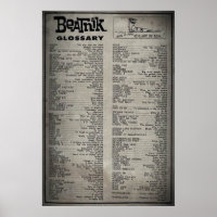 Woordenlijst Beatnik (poster)