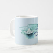 Woordenprijsopgave met papiertas koffiemok (Voorkant links)